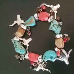 Country style longhorn bracelet